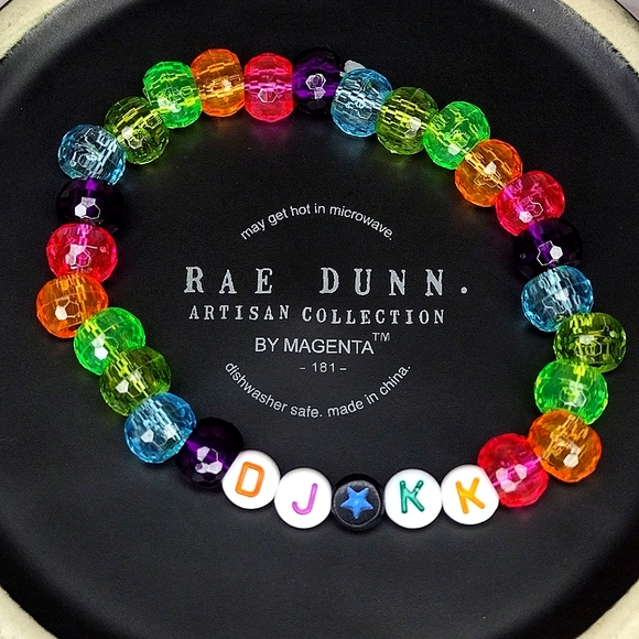 DJ KK Rainbow Kandi Bracelet (ACNH) - Picture 2 of 4